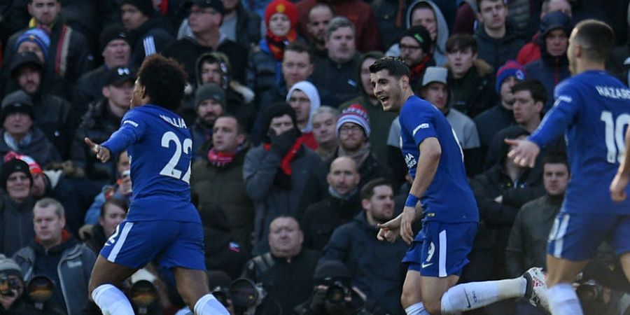 Manchester United Vs Chelsea - Cetak Gol, Willian Menuju Musim Terbaik Bersama The Blues