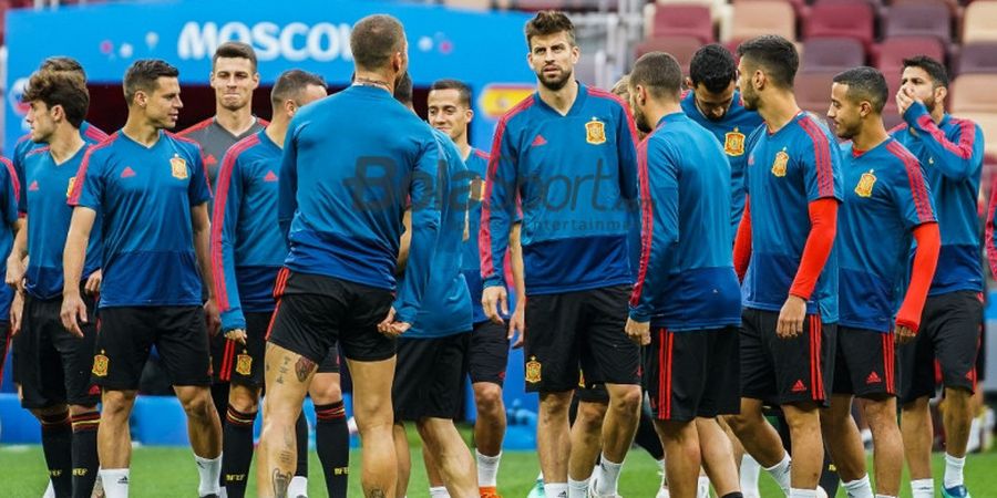 Susunan Pemain Spanyol Vs Rusia - Andres Iniesta Tak Lagi Jadi Andalan