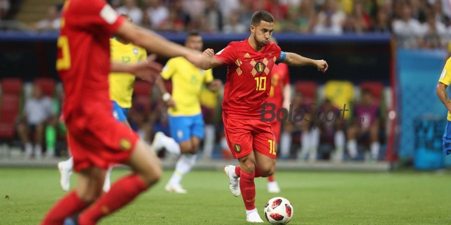 Eden Hazard Khawatir dengan 2 Gol Romelu Lukaku di Laga UEFA Nations League