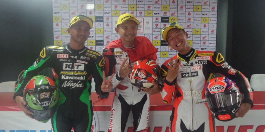 Dimas Ekky Jadi Juara pada Balapan Pertama Supersport 600 di Sentul