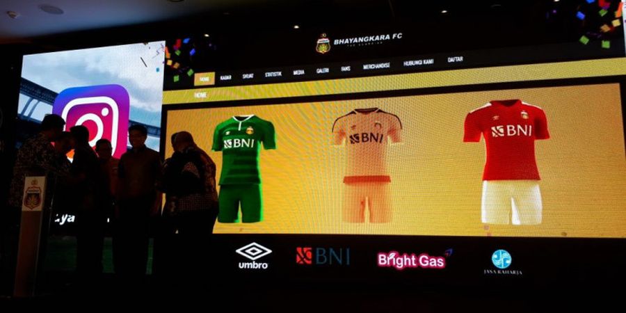 Jersey Baru Bhayangkara FC Terinspirasi Rambu Lalu Lintas