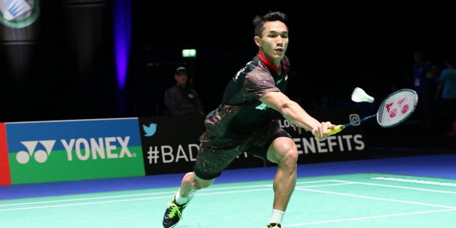 Ternyata Jonatan Christie Dapat 2 Hoki Sekaligus pada Babak Pertama Kejuaraan Asia 2018