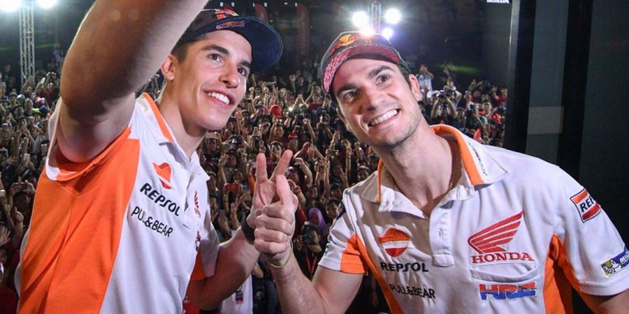 Marc Marquez dan Dani Pedrosa Jarang Goyang, Sekali Joget Jaipongan Bikin Ngakak sampai Sakit Perut