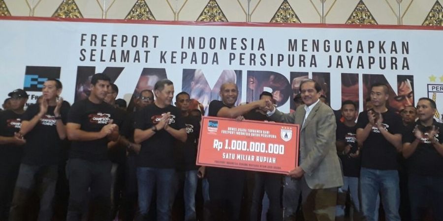 PT Freeport Kembali Jadi Sponsor Utama Persipura Jayapura Musim 2020