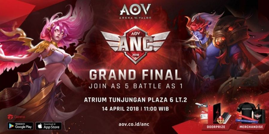 Grand Final AOV National Championship Bergulir di Surabaya