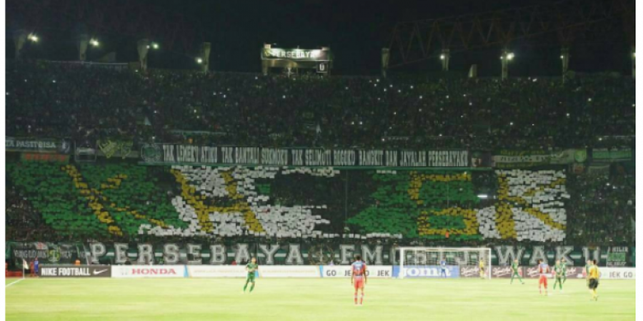 Demi Persebaya, Bonek Rela Tinggalkan Dagangannya di Pasar 