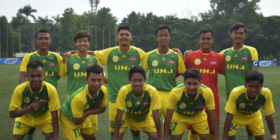 Tersisa Satu Laga, UNJ Sudah Pastikan Gelar Juara LIMA Football