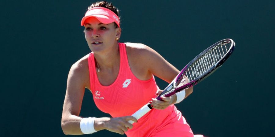 Miami Open 2018 - Kegembiraan Agniezka Radwanska Usai Kejutkan Petenis Nomor Satu Dunia