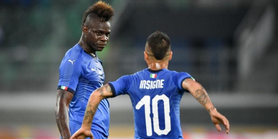 Hasil Babak I Italia Vs Arab Saudi - Gol Tunggal Balotelli Bawa Gli Azzurri Unggul