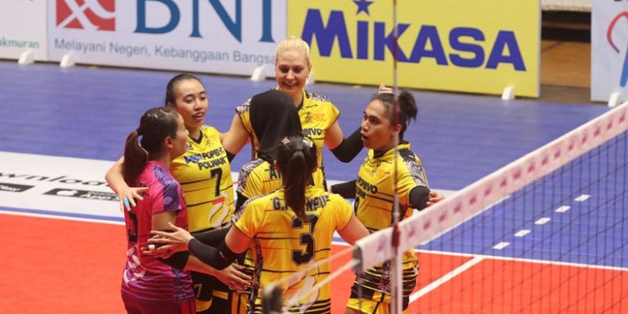 Proliga 2019 - Tim Putri Popsivo Tumbangkan Bank BJB pada Laga Pembuka di Gresik