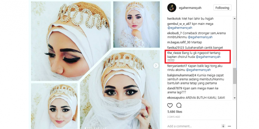 Kurnia Meiga Unggah Foto Wanita Cantik, Netizen Justru Tanyakan Kenapa Tak Upload Foto Sosok Ini?