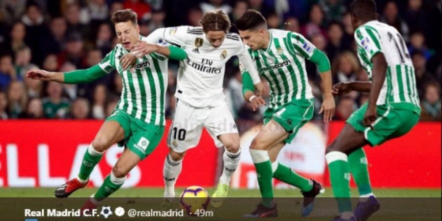 Menang Dramatis di Kandang Real Betis, Real Madrid Masuk Zona Liga Champions