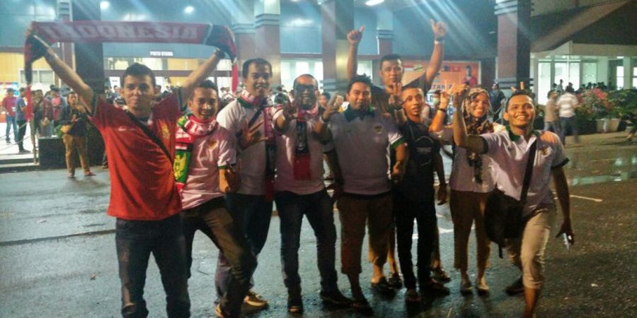 Begini Potret Antusiasi Masyasrakat Aceh Dukung Timnas Indonesia Hadapi Brunei