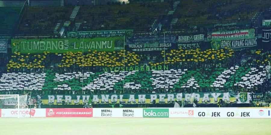 Meski Dilarang Hadir, Bonek Mania Padati Tribun Stadion Surajaya, Begini Perlakuan Suporter Persela