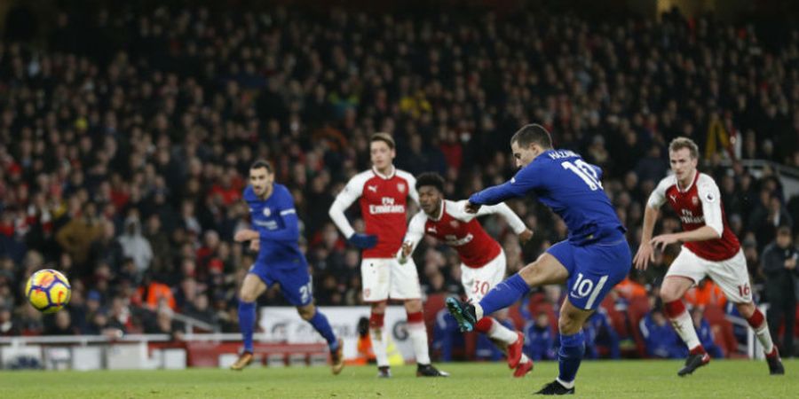 Hasil Akhir Arsenal Vs Chelsea - Gol Telat Hector Bellerin Gagalkan Kemenangan Chelsea