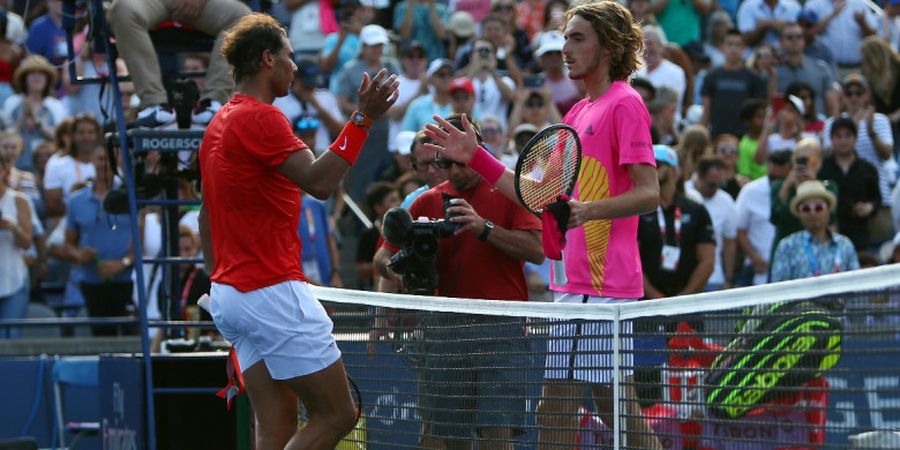 Inilah Aksi Sportif  yang  Dibuat Rafael Nadal Saat Final Rogers Cup 2018