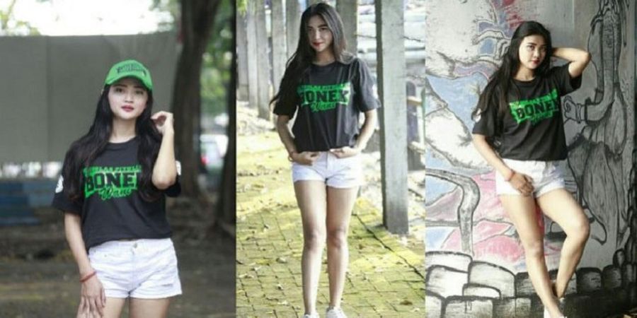 Salut! Bonita Ini Turut Meringankan Beban Orang Tua Berkat Kecintaannya kepada Persebaya dan Dunia Modeling