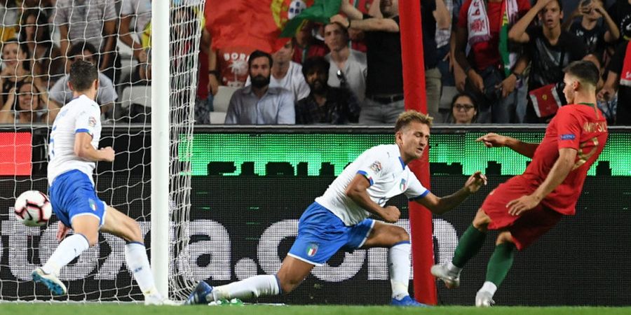 Hasil UEFA Nations League - Gol Striker Portugal Milik AC Milan Perpanjang Rentetan Hasil Minor Italia