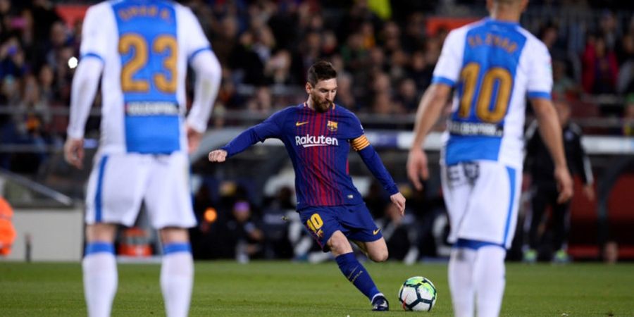 Lionel Messi Sukses Samai Torehan Ronaldinho sebagai Raja Tendangan Bebas Liga Spanyol