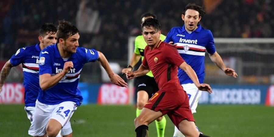 Gol 43 Detik Bantu AS Roma Pepet Inter Milan