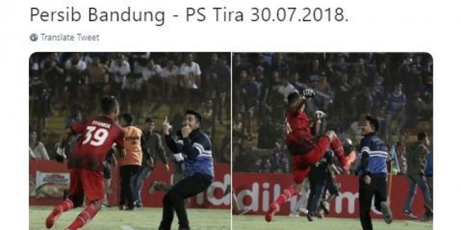 Yuli Sumpil Dihukum Seumur Hidup, Provokasi Oknum Suporter Persib ke Kiper PS Tira Bebas Sanksi