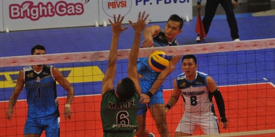 Bungkam BNI Taplus, Tim Putra Bank Sumsel Raih Tiket Empat Besar