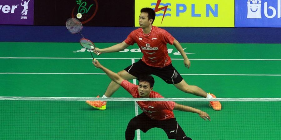 Reuni Manis Mohammad Ahsan/Hendra Setiawan pada Kejurnas PBSI 2017