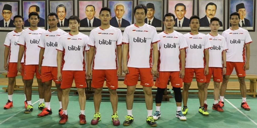 Susunan Pemain Tim Thomas Indonesia Vs Thailand