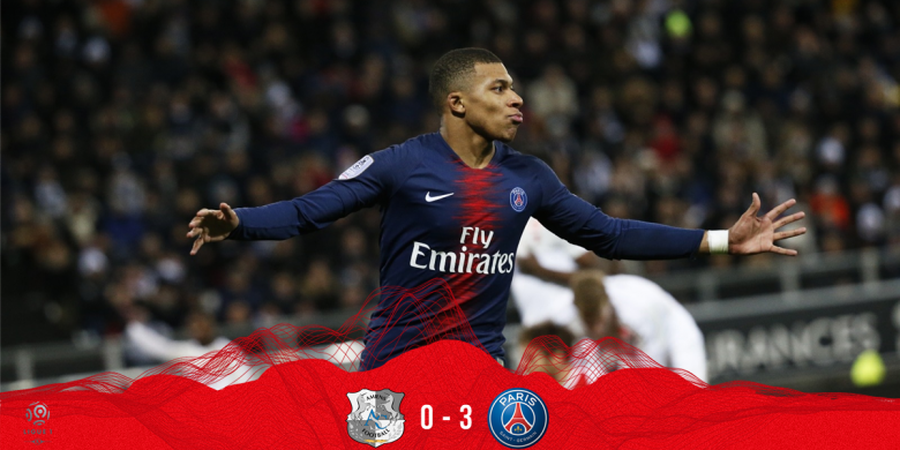 Hasil Liga Prancis - Kylian Mbappe Cuma Kalah dari Messi, PSG Ngebut