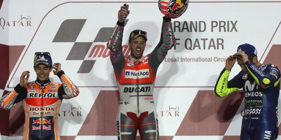 Tahu Tertinggal 49 Poin dari Marc Marquez, Begini Ucapan Andrea Dovizioso