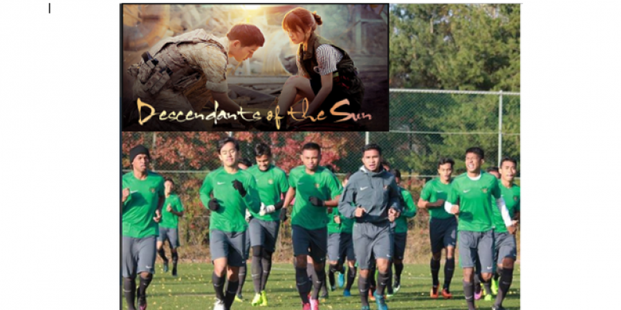 Berlatih di Paju, Timnas U-19 Indonesia Rasakan Atmosfer Drama Descendant of the Sun