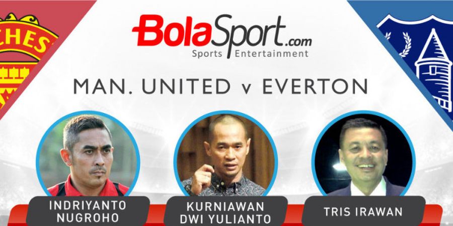 Manchester United Vs Everton - Duel Prediksi Presenter Olahraga dengan Dua Mantan Striker Timnas