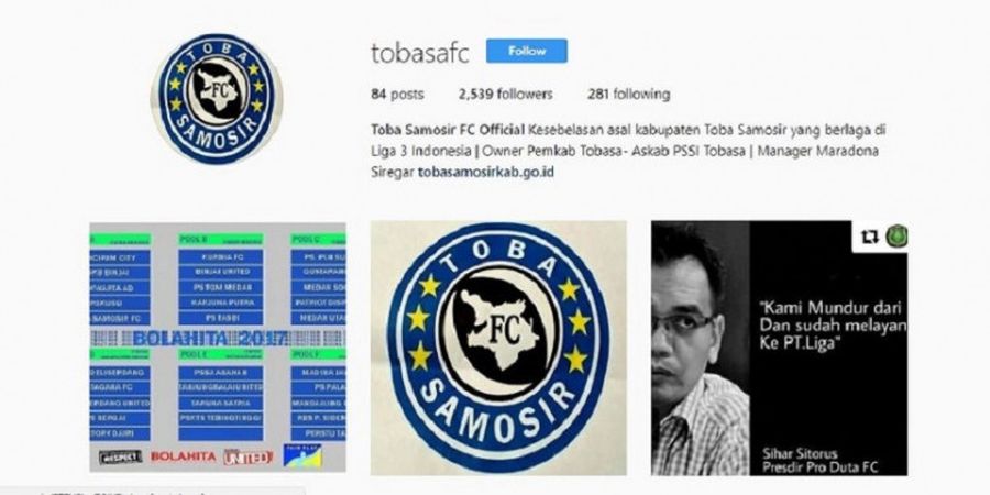 Pro Duta Mundur dari Liga 2, Akun Instagram Berganti ke Klub yang Dipimpin Maradona