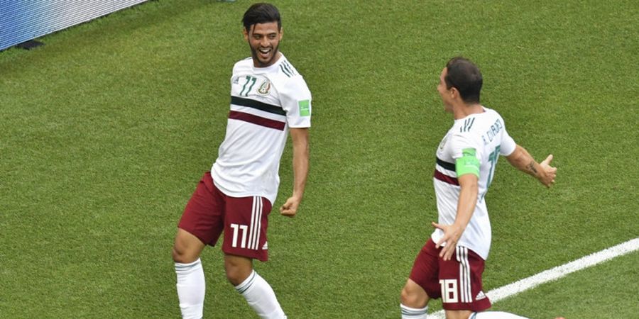 Babak Pertama Korea Selatan Vs Meksiko - El Tri Unggul Lewat Tendangan Penalti Carlos Vela