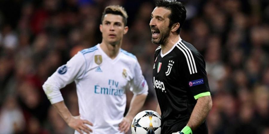 VIDEO - Bak Drama, Ronaldo Peluk dan Cium Buffon Seusai Laga dan Bisikan Sesuatu