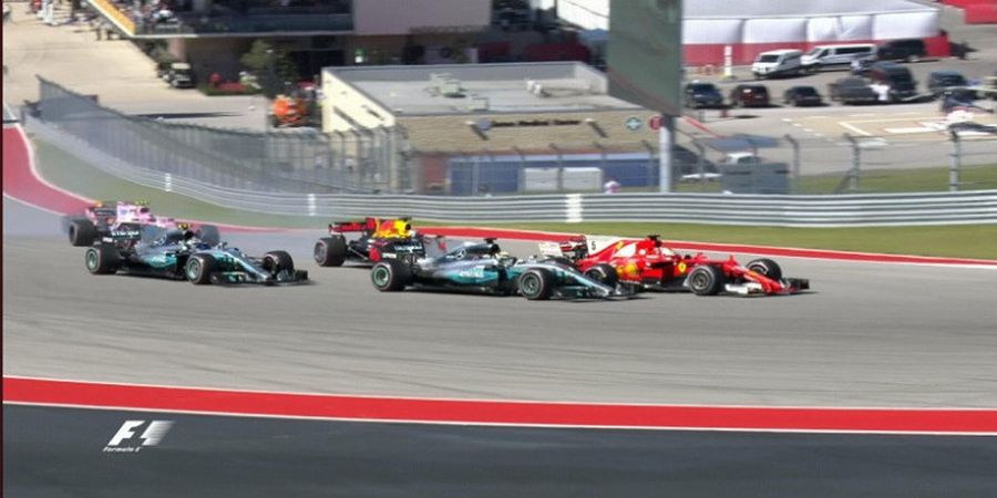 Hasil F1 GP Amerika 2017 - Lewis Hamilton Menang, Sebastian Vettel Menjaga Harapan Juara Dunia