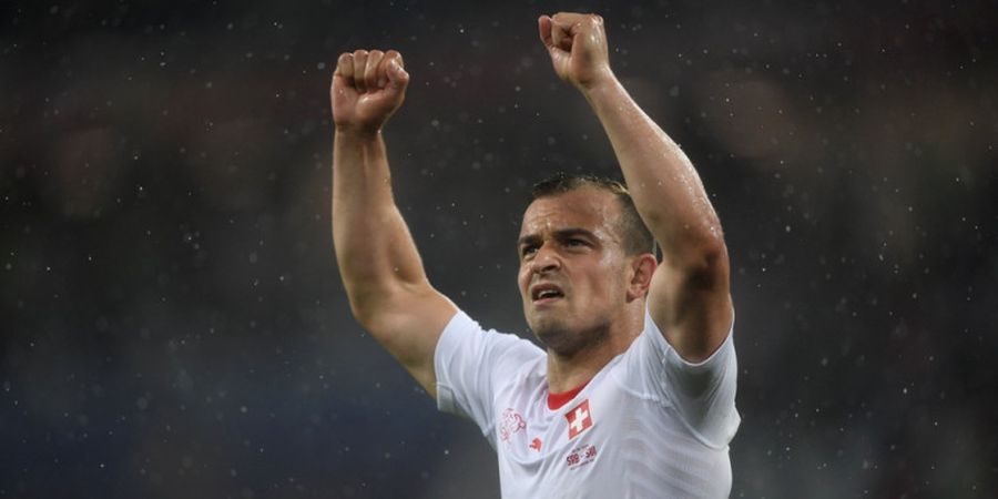 Keselamatan Xherdan Shaqiri Dijamin Crvena Zvezda meski Berulah di Piala Dunia 2018