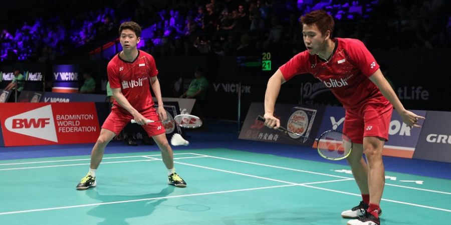 Denmark Open 2017 - Marcus Gideon dan Kevin Sanjaya Kalah Dramatis di Final