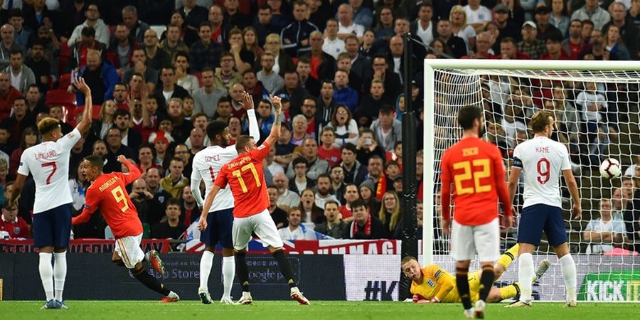 Hasil UEFA Nations League - Spanyol Beri Inggris Kekalahan Pertama di Wembley dalam 11 Tahun