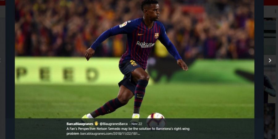 Barcelona Kehilangan Rp 82,8 Miliar jika Mainkan Nelson Semedo