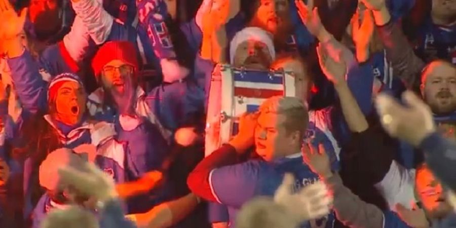 VIDEO - Gemuruh Selebrasi Thunderclap Islandia, Negara Kecil yang Baru Saja Lolos ke Piala Dunia 2018