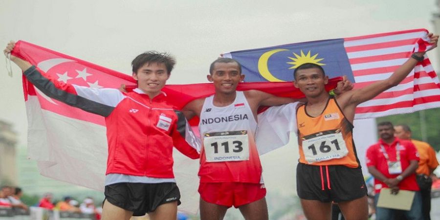 Agus Prayogo Selalu Jadi Inspirasi Pelari Maraton Singapura Ini