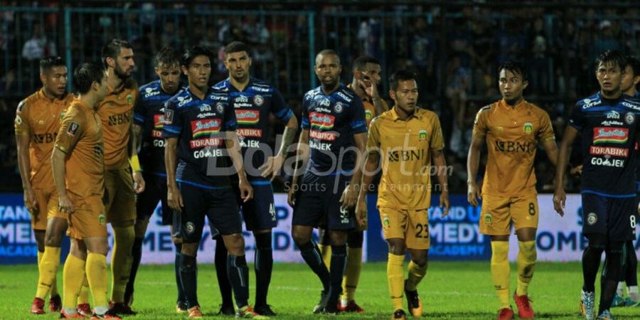 Ini Koreografi Ciamik yang Ditampilkan Aremania Saat Laga Arema FC Vs Bhayangkara FC