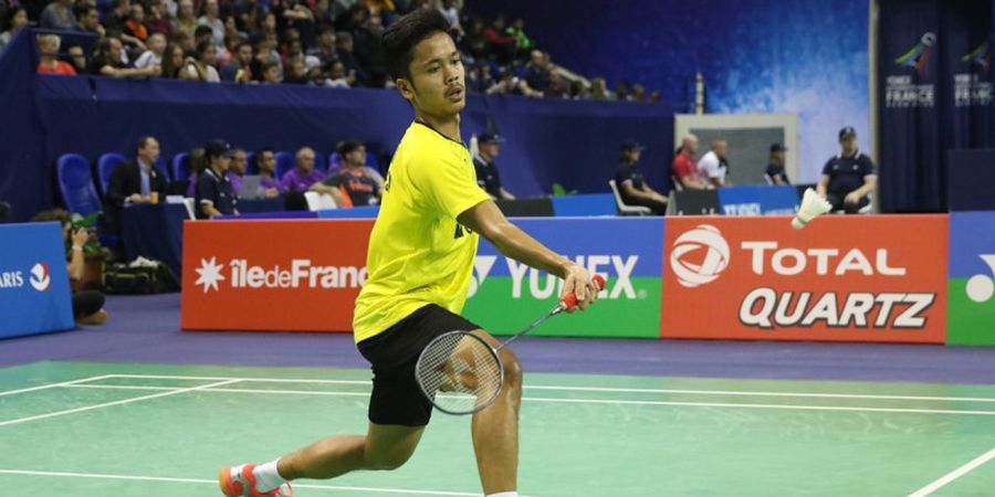 Masuk Perempat Final French Open 2017, Anthony Ginting Menjadi yang Keempat Soal Hadiah