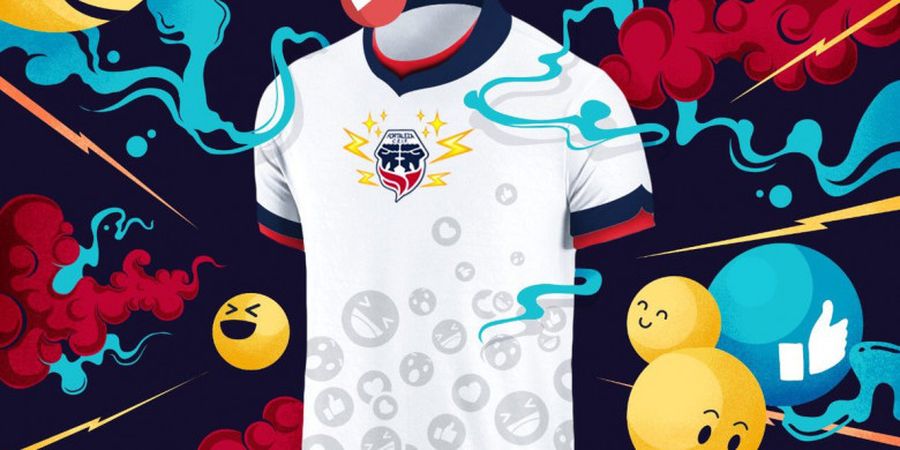 Tampil Kekinian, Klub asal Kolombia Rilis Jersey Bertabur Emoji