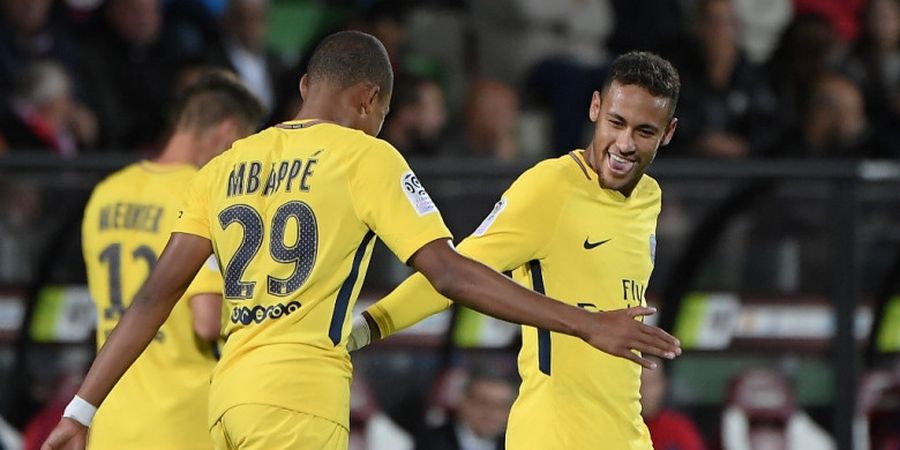 Wow! Neymar, Kylian Mbappe, dan Edinson Cavani Bikin PSG Cetak Sejarah!