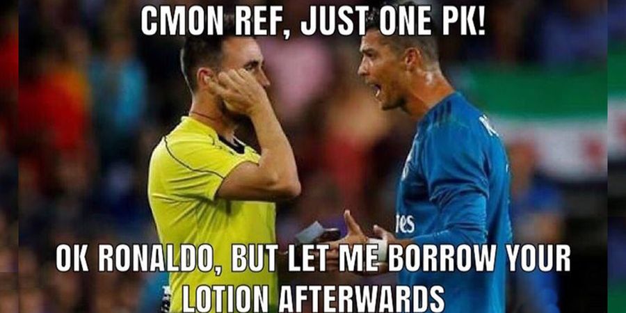 10 Meme Kocak Cristiano Ronaldo Jadi Penaldo, Nomor 7 Bikin Ngakak