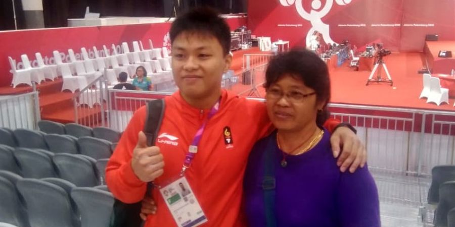 Angkat Besi Asian Games 2018 - Disaksikan Ibunda, Rahmat Erwin Abdullah Hampir Menangis