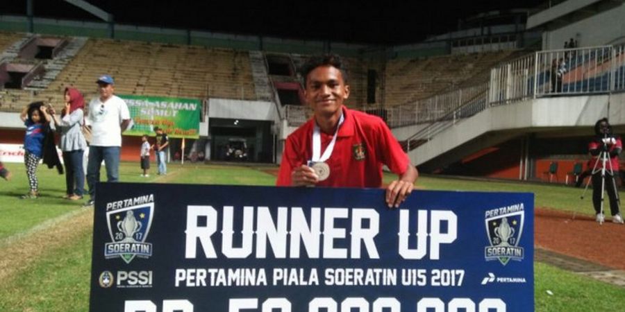 Pelatih Timnas U-16 Indonesia Kagum dengan Permainan M Talaohu Pemain Terbaik Piala Soeratin U-15 2017