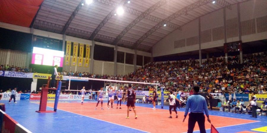 Final Four Proliga 2018 - Kalahkan Pertamina, Tim Putra Bank Sumsel Pastikan ke Partai Puncak